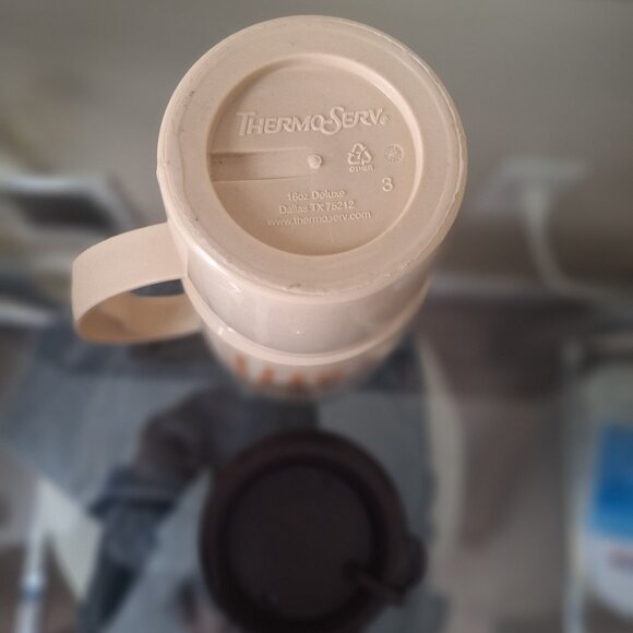 Tim Hortons Always Fresh 2012 Beige  Thermo-Serv Trave Coffee/Tea Mug Tumbler - Picture 5 of 5